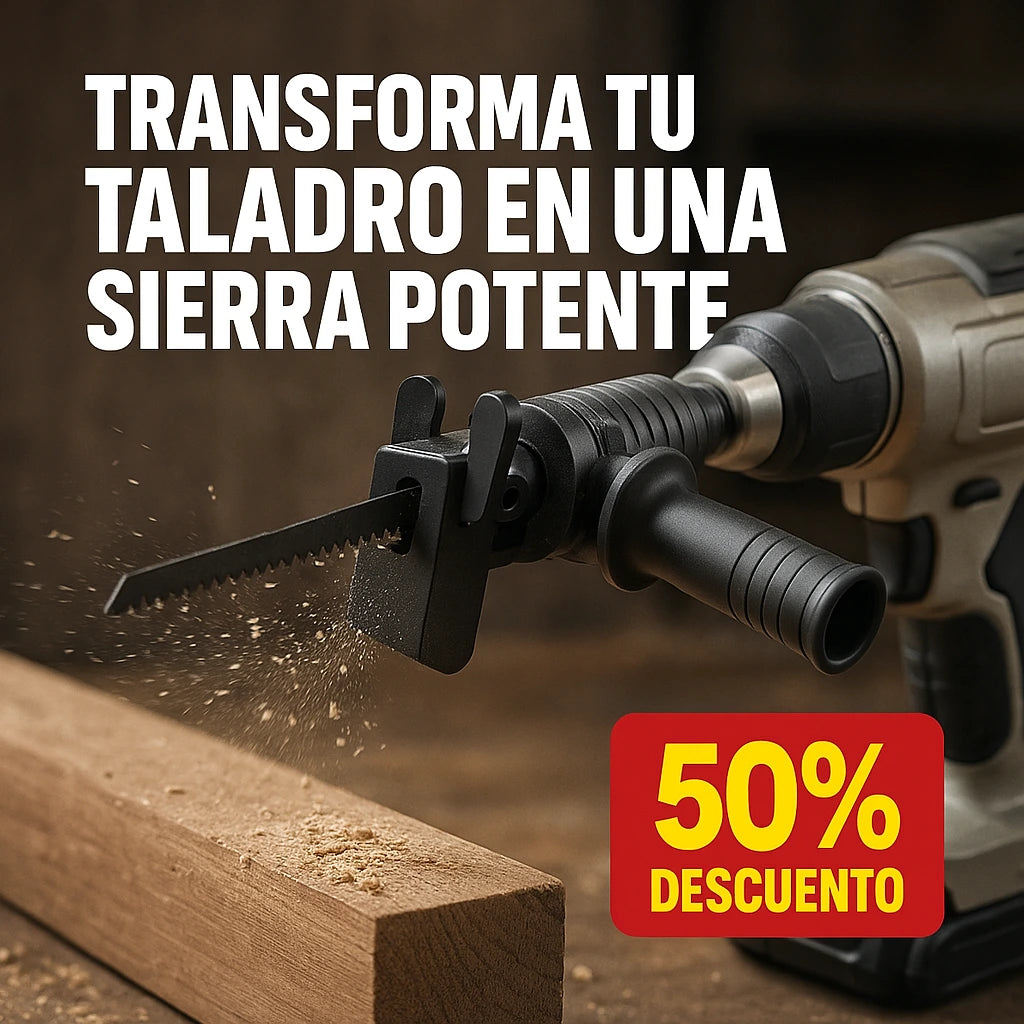 Adaptador Sierra 🔥 CORTA MADERA, PLÁSTICO Y MÁS CON UNA SOLA HERRAMIENTA