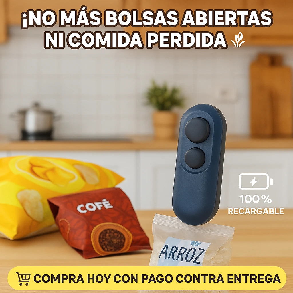 SELLADOR PRO - CIERRA TUS BOLSAS EN SEGUNDOS ✂️ | Organiza tu cocina sin esfuerzo