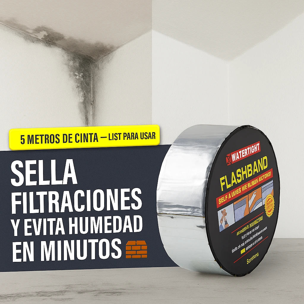 FlashBand | Solución para Filtraciones y Humedad