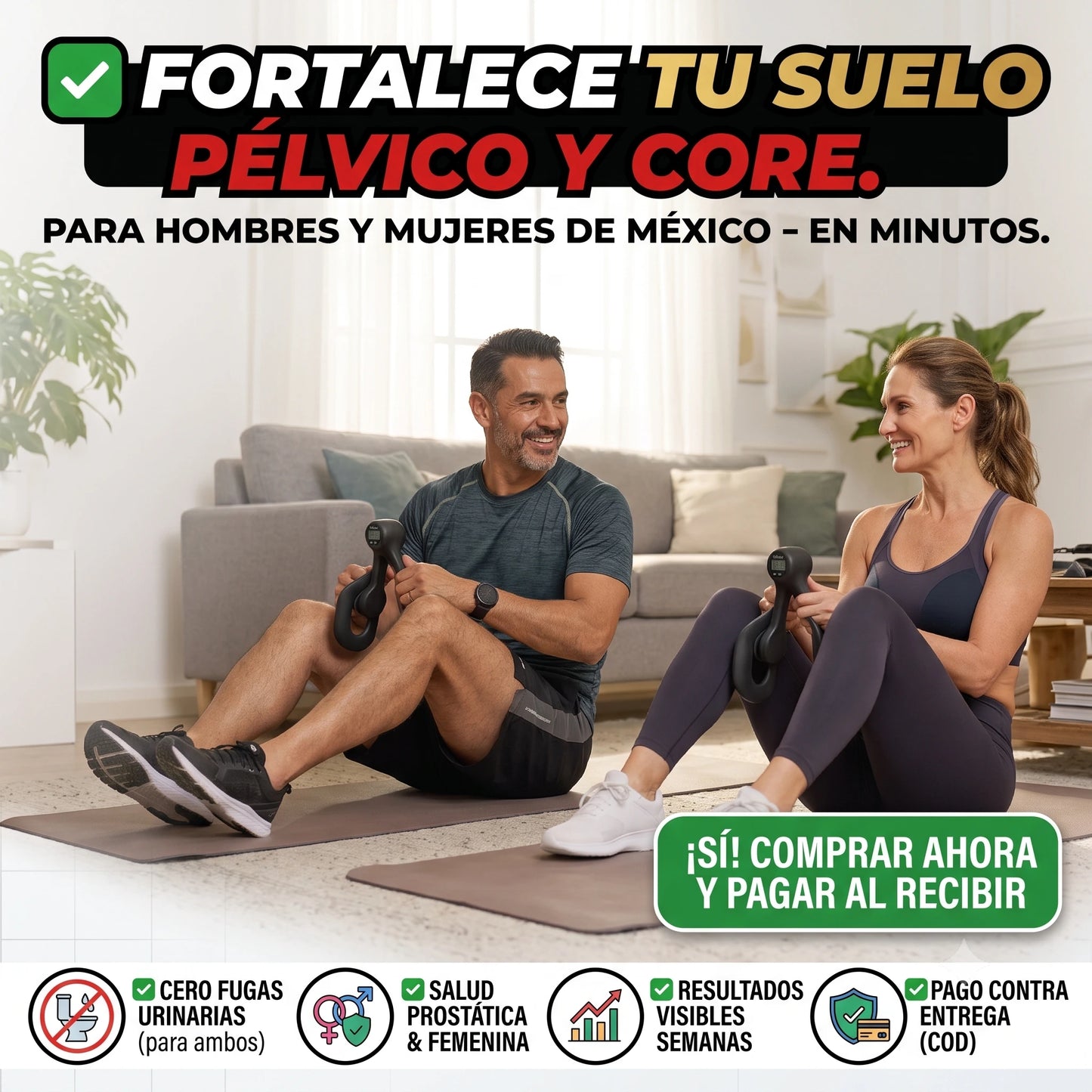 Ejercitador Pélvico | ProFit™ Recupera fuerza en el suelo pélvico