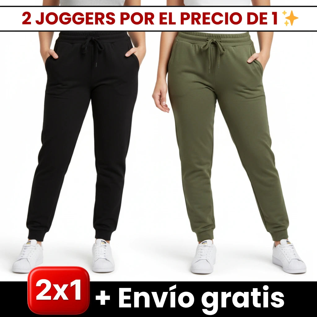 JOGGERS COMFORT | CÓMODOS, SUAVES Y EN 2x1 – SOLO HOY 🔥
