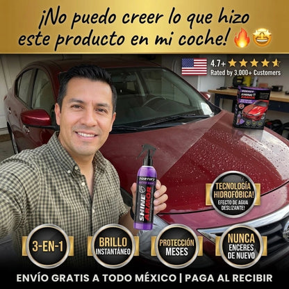 Recubrimiento Cerámico 3 en 1: Tu auto con "Brillo de Agencia" en minutos🚗✨