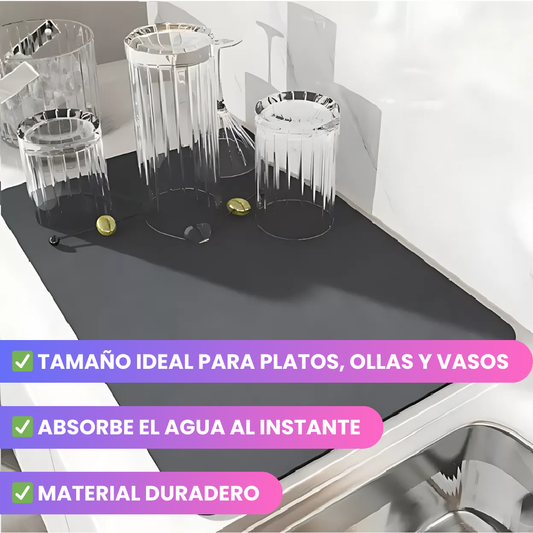 TAPETE MAX | ABSORBE EL AGUA RAPIDAMENTE