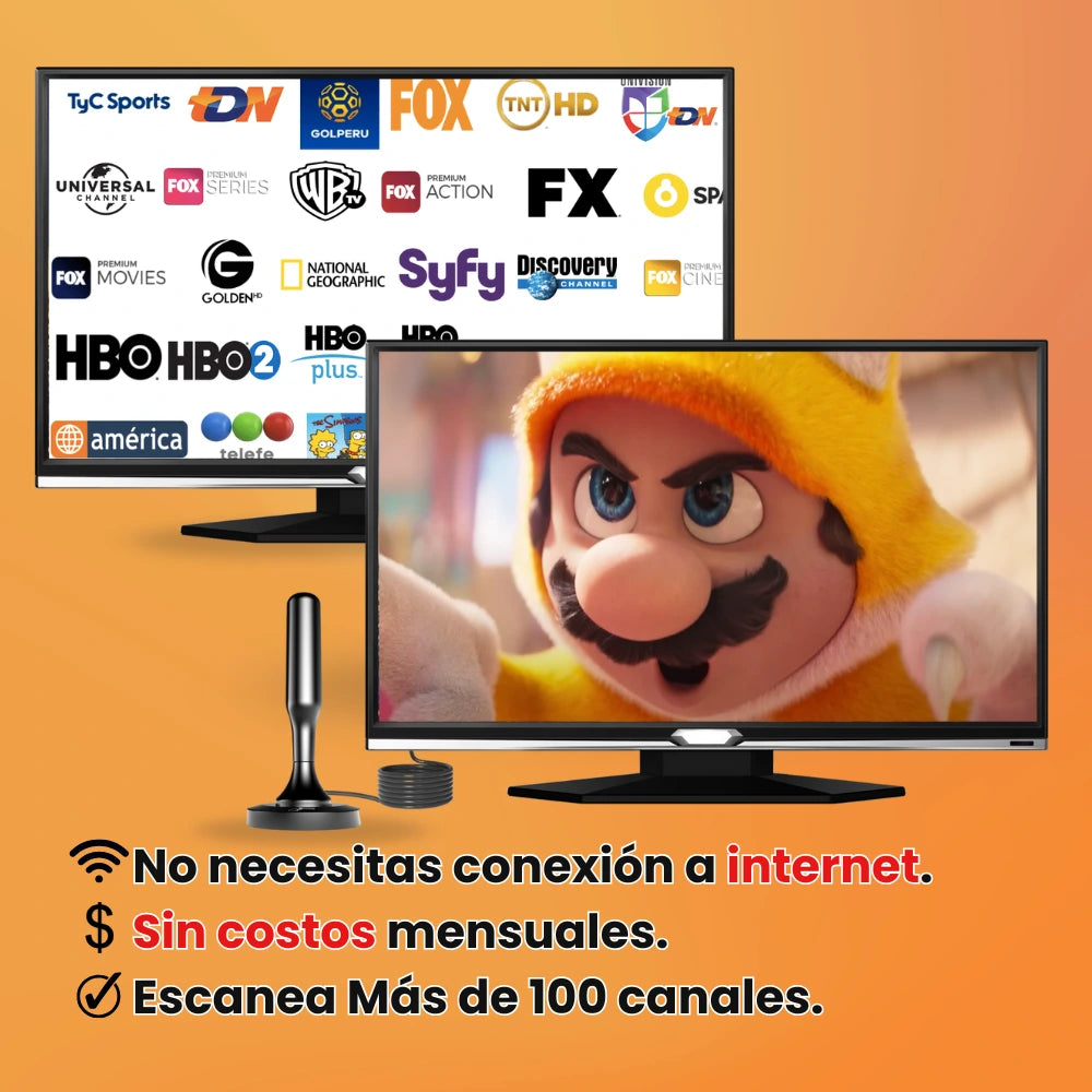 ANTENA 4K📺 | Disfruta canales con señal clara y nítida sin pagos mensuales💵