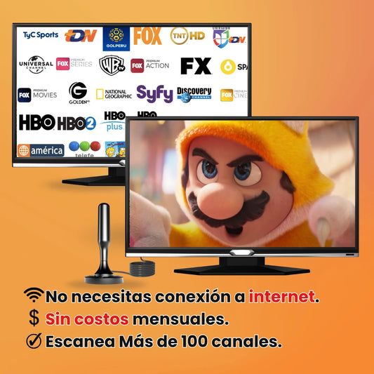 ANTENA 4K📺 | Disfruta canales con señal clara y nítida sin pagos mensuales💵